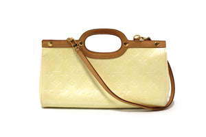 Louis Vuitton 黃色 Monogram Vernis 皮革 Roxbury Drive 手袋