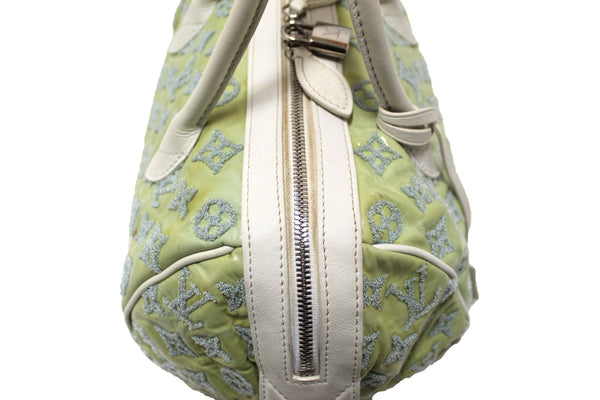 2012 Limited Edition Louis Vuitton Green Monogram Sorbet Speedy Handbag