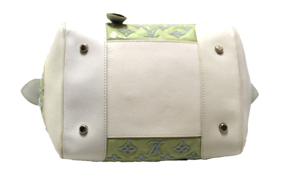 2012 Limited Edition Louis Vuitton Green Monogram Sorbet Speedy Handbag