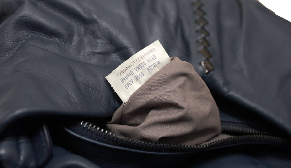 Bottega Veneta Blue Nappa Leather Large Hobo Bag