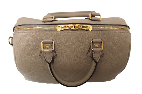 Louis Vuitton Turtledove Empreinte Leather Speedy 25 Bandouliere Crossbody Bag