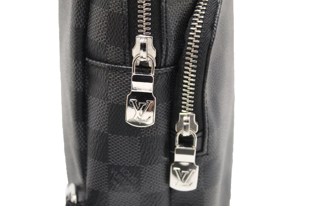 Louis Vuitton Damier Graphite Canvas Avenue Sling Backpack Bag