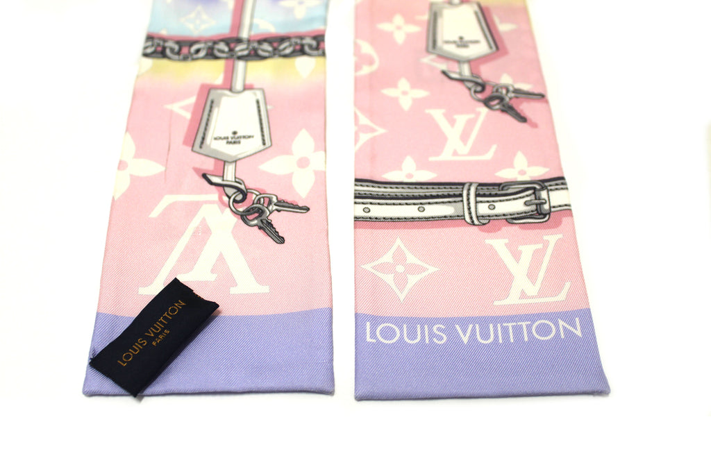 Louis Vuitton Purple Monogram Confidential Silk Bandeau Louis