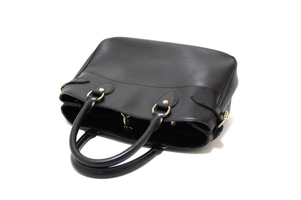 Louis Vuitton Black Epi Leather Passy PM Handbag