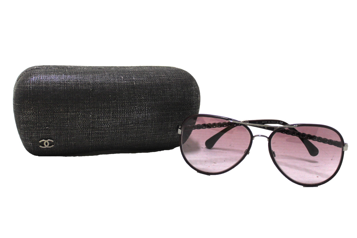 Sunglasses: Pilot Sunglasses, acetate — Fashion | CHANEL