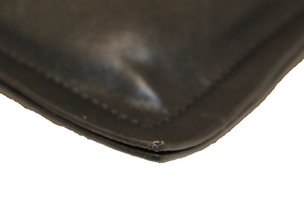 Salvatore Ferragamo Black Leather Viva Bow Smartphone Case Bag