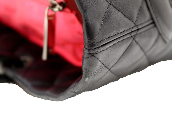 Chanel Black Quilted Calfskin Leather Large Cambon Tote Shoulder Bag