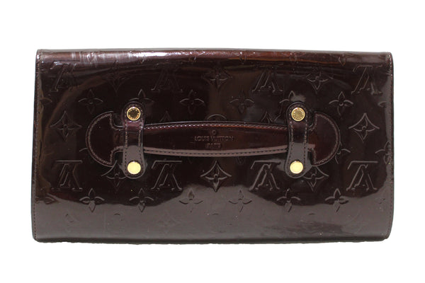Louis Vuitton Amarante Monogram Vernis Leather Robertson Clutch