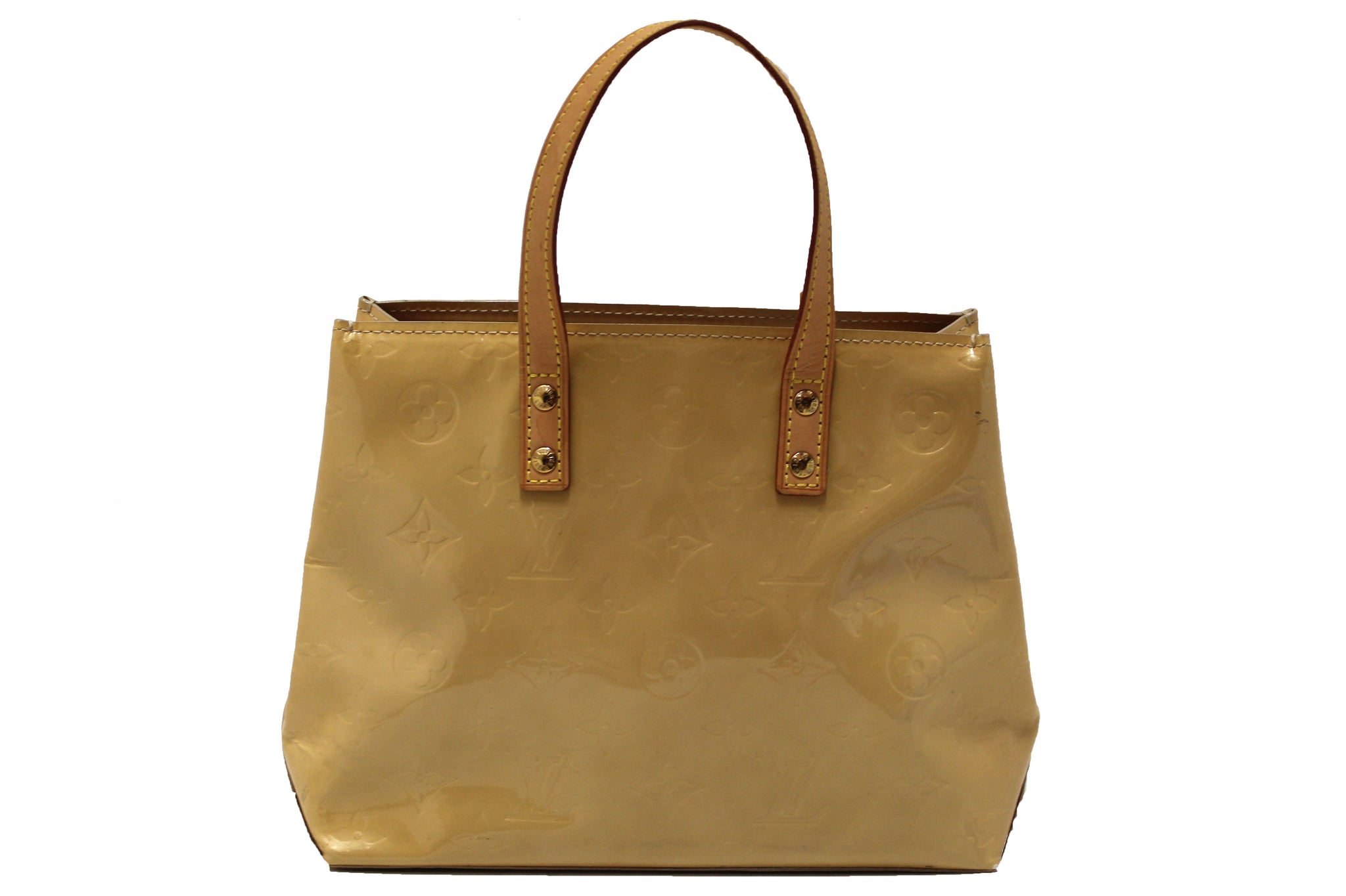 Reade patent leather mini bag Louis Vuitton Gold in Patent leather