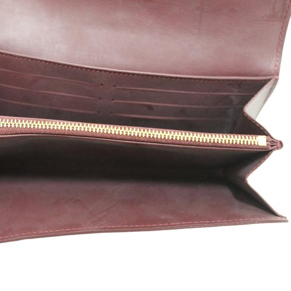 New Louis Vuitton Fauviste Vernis Noeud Bow Flap Long Wallet Clutch