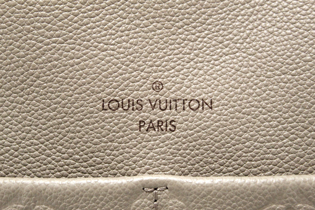 LOUIS VUITTON Maida Monogram Empreinte Leather Hobo Bag Black