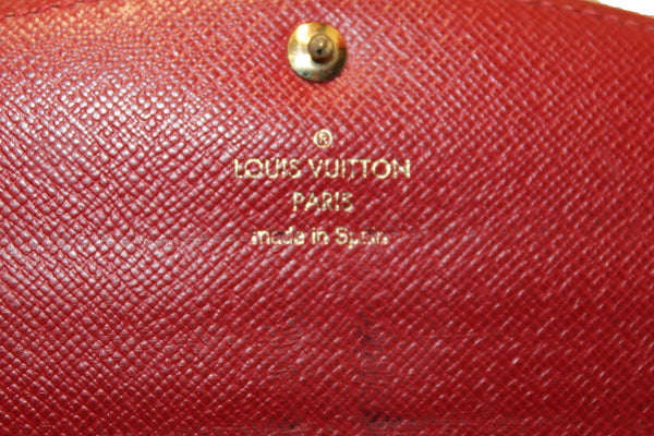 Louis Vuitton Damier Ebene Red Caissa Wallet