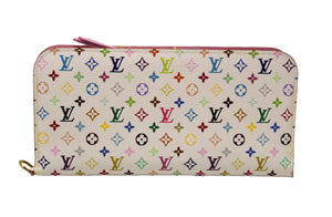 NEW Louis Vuitton Monogram White Multicolor Insolite Long Wallet