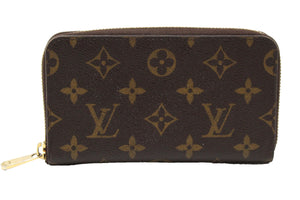 Louis Vuitton Classic Monogram Canvas Compact Zippy Wallet