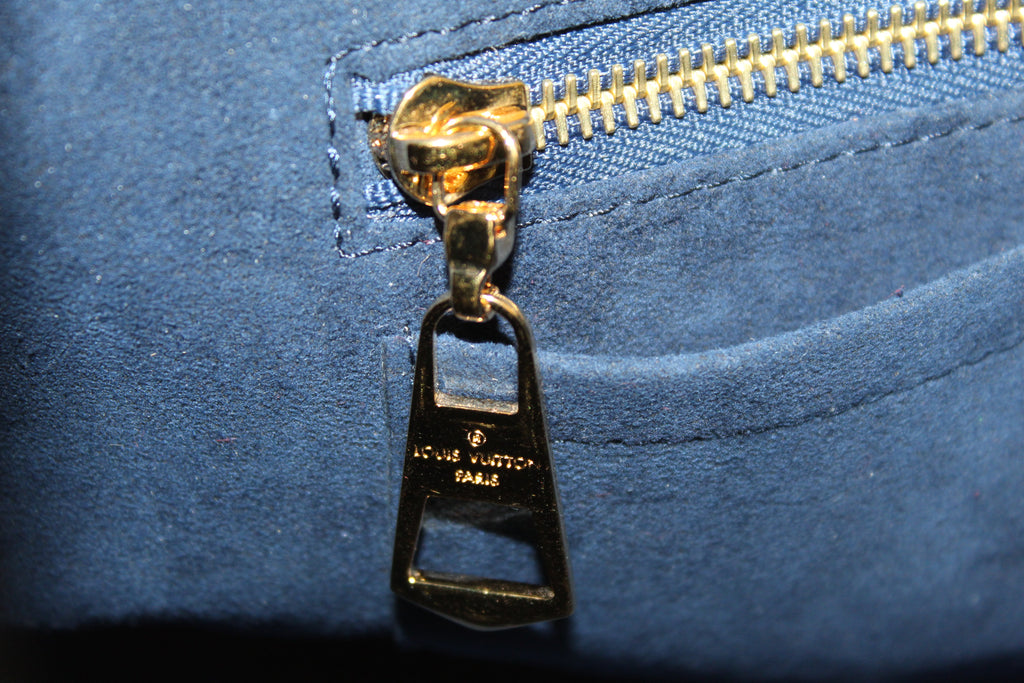 Authentic Louis Vuitton Black Monogram Empreinte Leather CarryAll