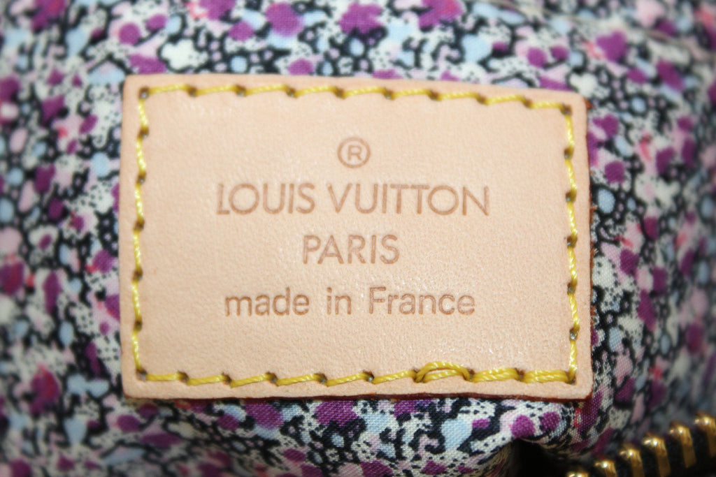 Louis Vuitton Limited Edition Black Denim Monogram Denim Patchwork