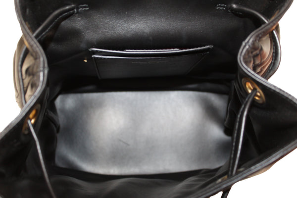 Salvatore Ferragamo Black Gancini Quilted Leather Medium Backpack
