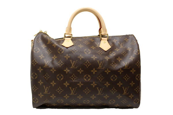 Louis Vuitton Classic Monogram Speedy 35 Bandouliere Bag