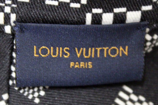 Louis Vuitton Black x White Distorted Damier Reversible Bucket Hat