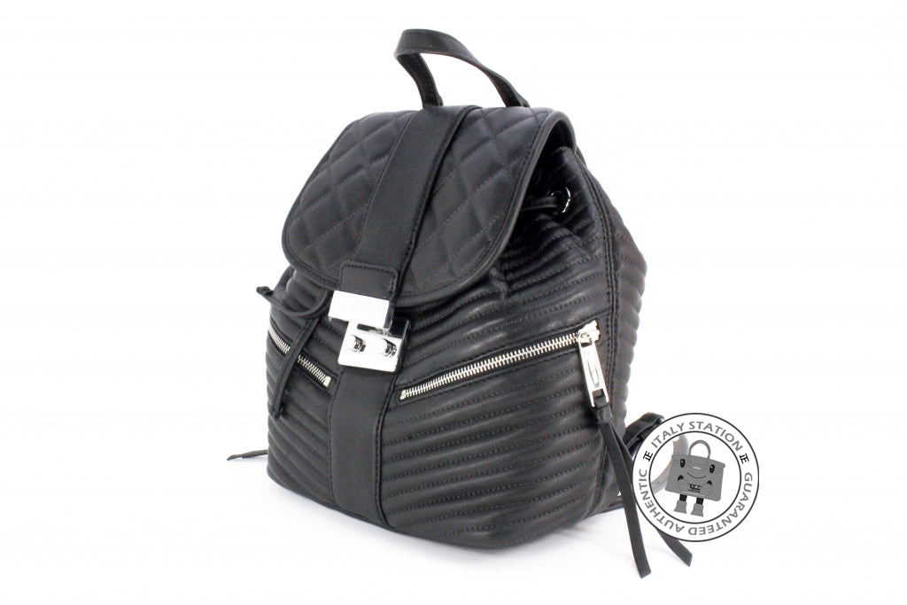 MICHAEL KORS Michael Kors 30H5SEXB1L Small Backpack Leather Black / 00 – Italy Station