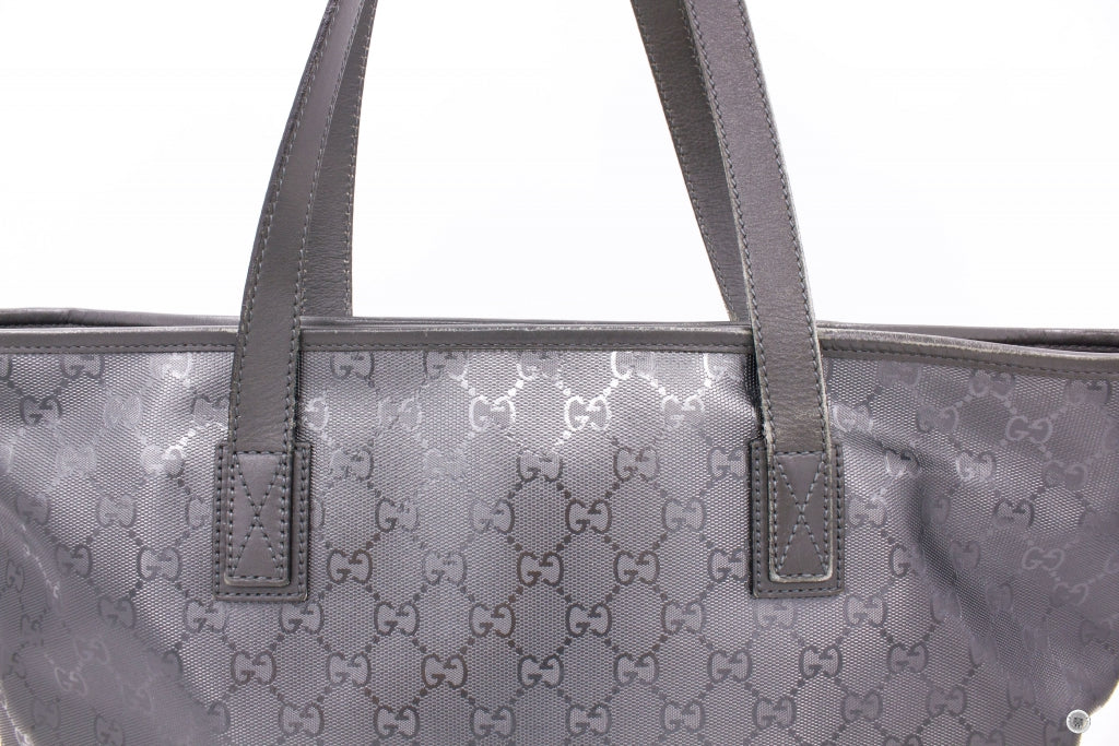 Gucci Gg Embossed Medium Tote Bag In Grey