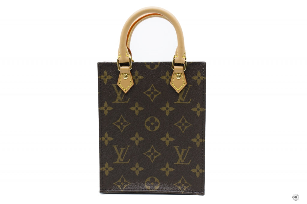 Louis Vuitton M69422 Petit Sac Plat Monogram Canvas Shoulder Bags