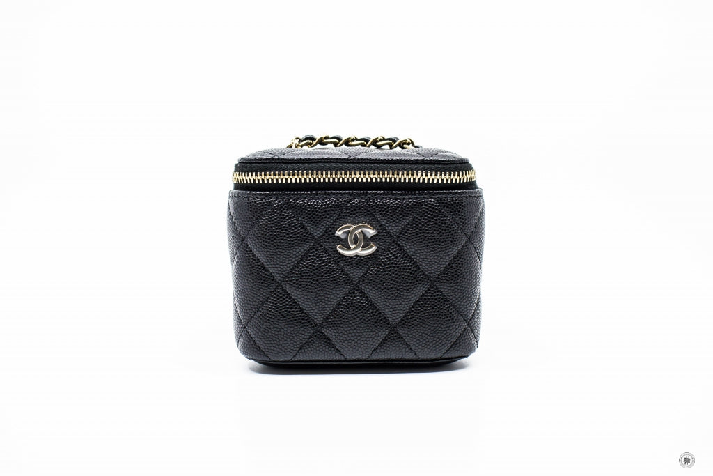 Chanel AP1340Y33352 Small Vanity Black / C3906 Caviar Shoulder Bags Pb –  Italy Station