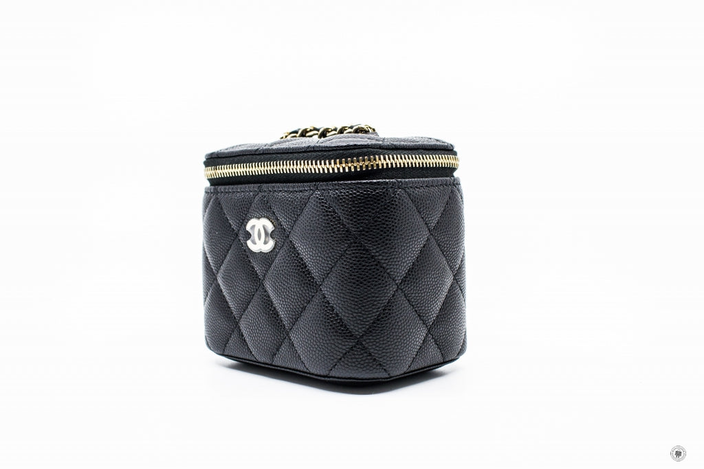 Chanel AP1340Y33352 Small Vanity Black / C3906 Caviar Shoulder