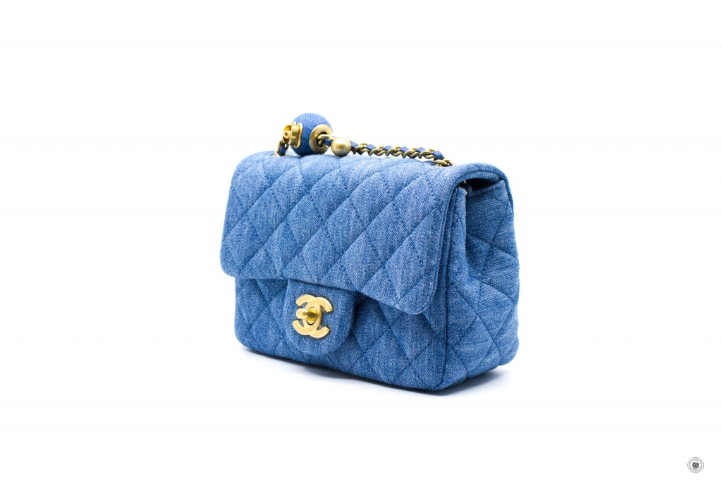 Chanel AS1786B07306 Denim Mini Flap Bag Denim / NG353 Fabric