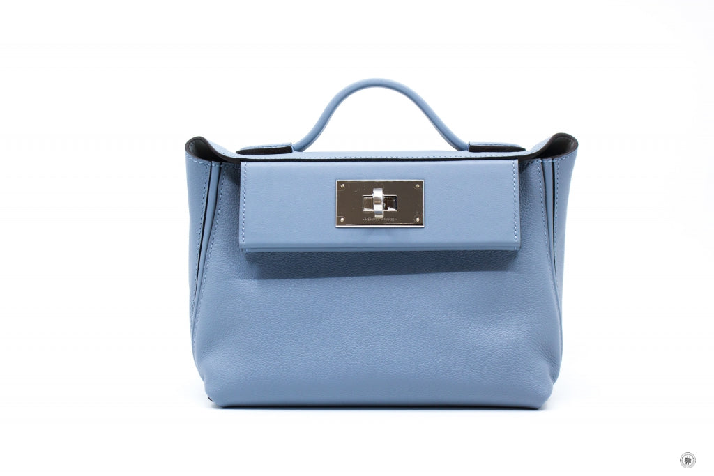 Blue Encre Hermès 24/24 35cm  Street style bags, Bags, Next shorts
