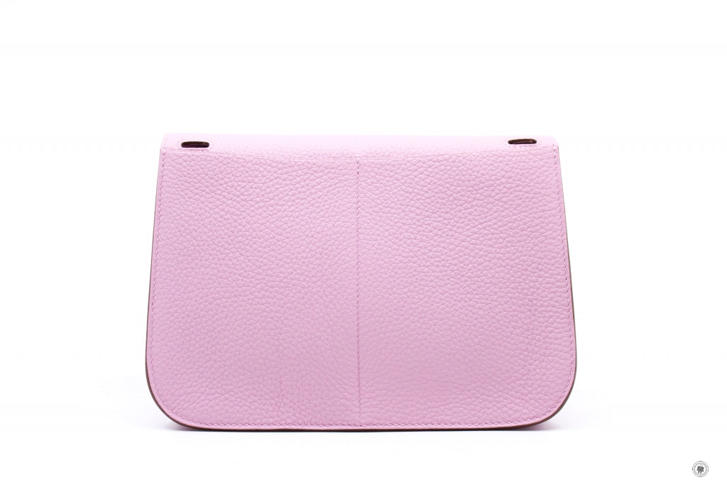 HERMES シュヴァル HERMES Hermes H082027 Halzan 25 Mauve Sylvestre / CKX9 Taurillon