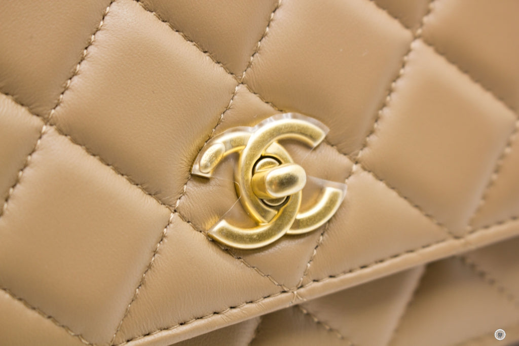 Chanel AP1450B02916 Wallet ON Chain Woc With Golden Ball Beige / NJ528 –  Italy Station