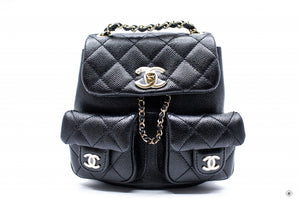 Chanel AS3787 B10184 94305 Small Backpack Black / 94305 Calfskin Shoul –  Italy Station