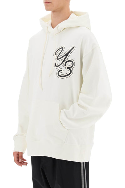 Y-3 hoodie with logo print IT7524 OFF WHITE