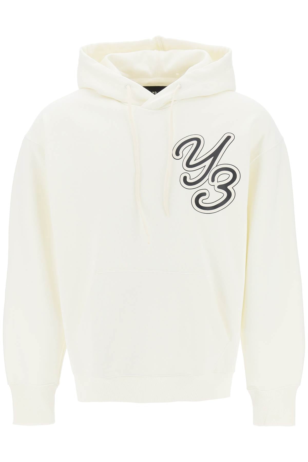 Y-3 hoodie with logo print IT7524 OFF WHITE