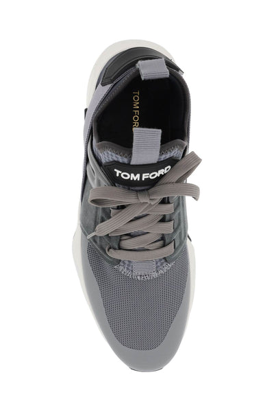 Tom ford "jago mesh sneakers for J1100 TOF001N GREY WHITE
