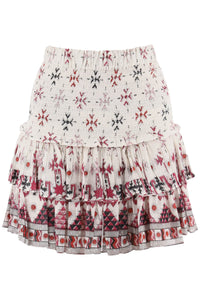 Isabel marant etoile 'naomi' mini skirt JU0022FA A1J53E WHITE