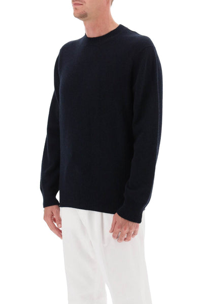 Agnona crew-neck sweater in cashmere K102UL8 4T0807 NIGHT