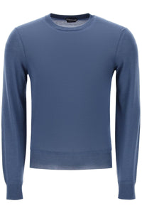 Tom ford light silk-cashmere sweater KCL005 YMK005S23 ADMIRAL BLUE