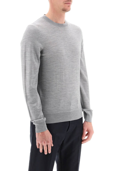 Tom ford light wool sweater KCL006 YMW010S23 LIGHT GREY