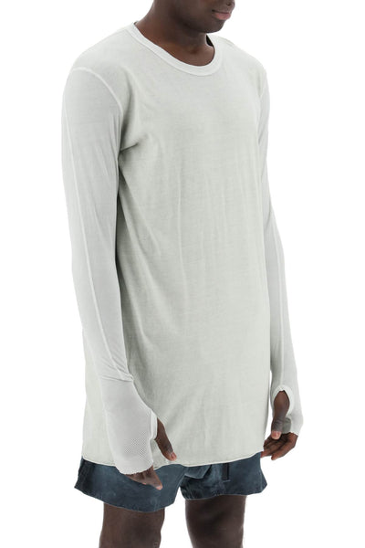 Boris bidjan saberi long-sleeved cotton t-shirt LS12 RF F035 FTJ00001 LAGUNA