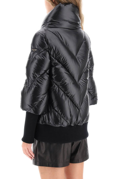 Tatras tuyukke cowl-neck puffer jacket LTLA23A4261 BLACK