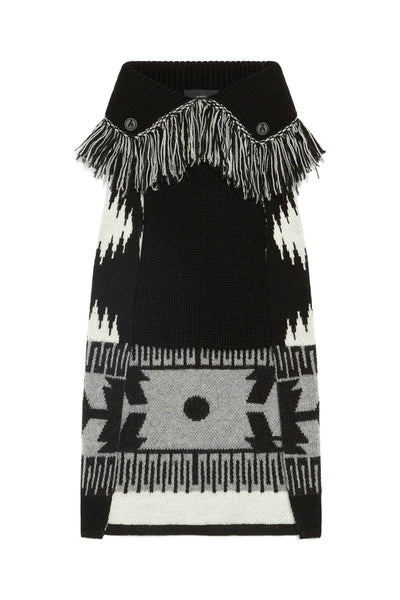 Alanui 'icon sweater' x poldo dog couture LWHA082F22KNI001 BLACK MULTI