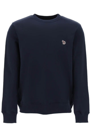 Ps paul smith zebra logo sweatshirt with zebra logo M2R 027R KZEBRA VERY DARK NAVY