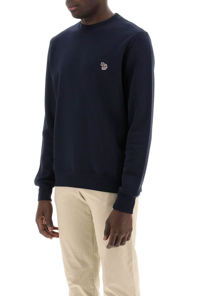 Ps paul smith zebra logo sweatshirt with zebra logo M2R 027R KZEBRA VERY DARK NAVY