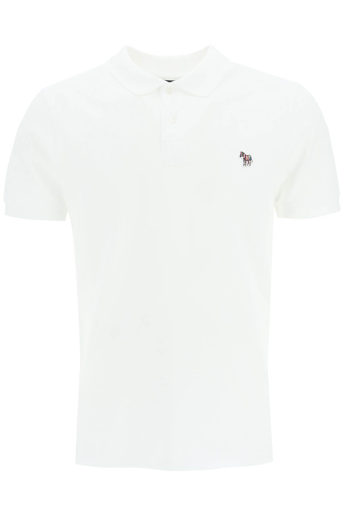 Ps paul smith organic cotton slim fit polo shirt M2R 534L KZEBRA WHITE