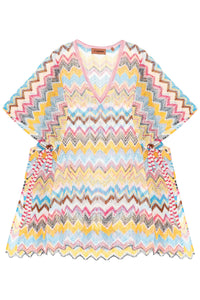 Missoni multicolor knit poncho cover-up MC23SQ03 BT004R HEVRO