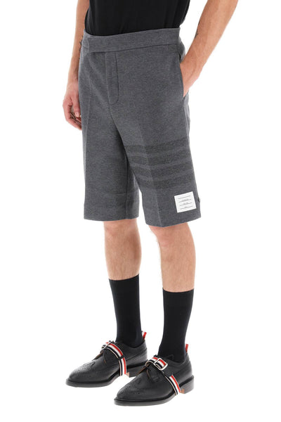 Thom browne shorts with 4-bar motif MJQ159A06772 MED GREY