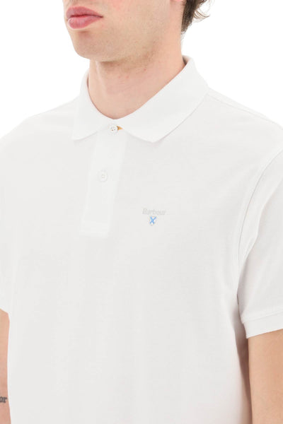 Barbour polo shirt with embroidery MML0358 WHITE