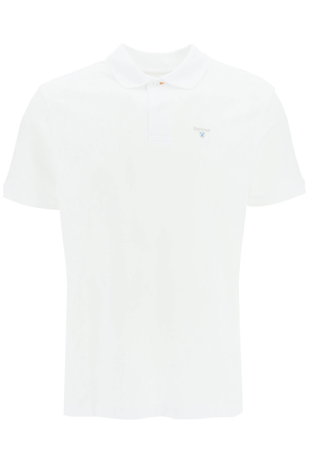 Barbour polo shirt with embroidery MML0358 WHITE